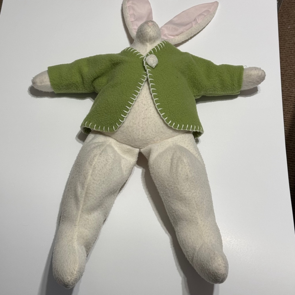 Vintage Woof & Poof Musical Bunny Rabbit Plays Tune Close to You" Made in USA